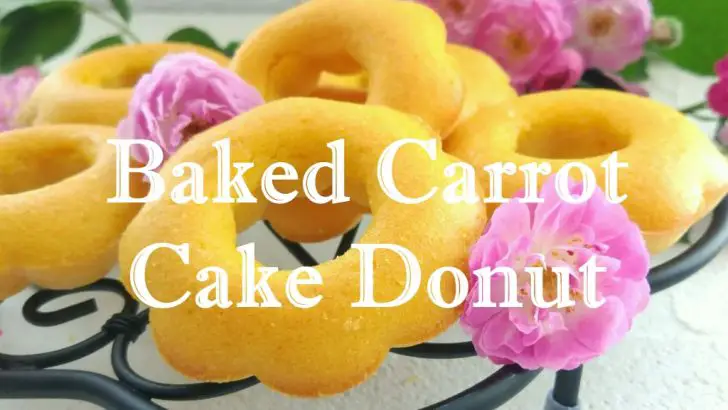 Baked Carrot Cake Donuts Recipe