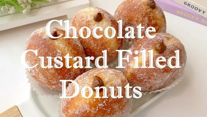 Chocolate Custard Filled Donuts Recipe