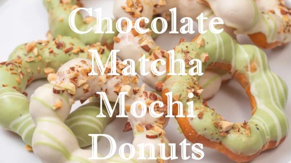 Chocolate Matcha Mochi Donuts Recipe