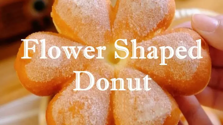 Flower Shaped Donut Recipe