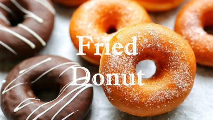 Fried Chocolate Donuts Recipe