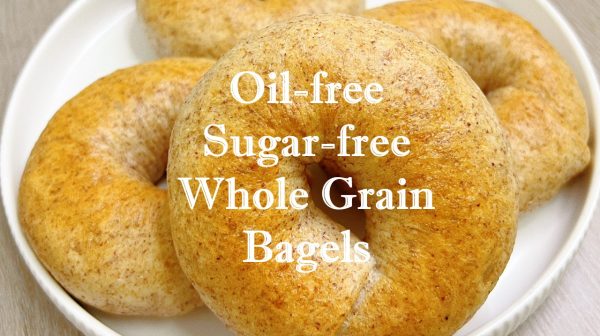 Oil-free Sugar-free Whole Grain Bagels Recipe