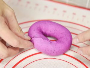 Pink Bagels Dragon Fruit Bagels