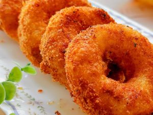 Pistachio Onion Donuts