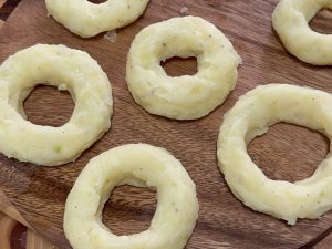 Pistachio Onion Donuts