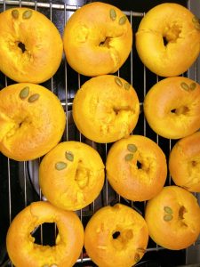 Pumpkin Bagels