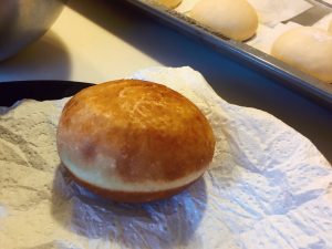 Vanilla Custard Filled Donuts