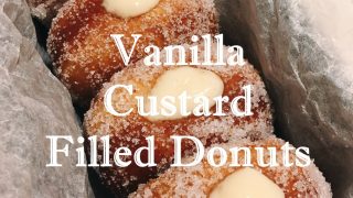 Vanilla Custard Filled Donuts